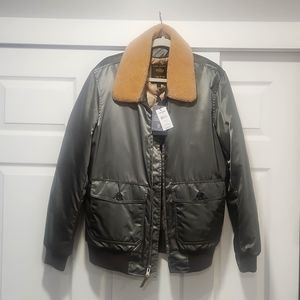 Golden Bear x Todd Snyder fur collar bomber jacket XL